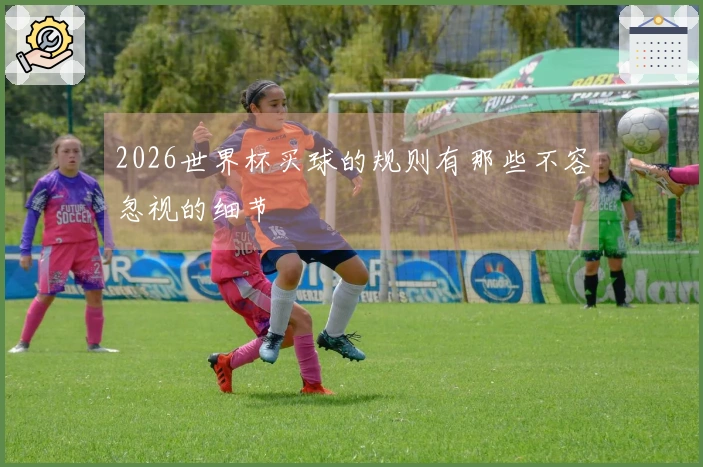 2026世界杯买球的规则有那些不容忽视的细节